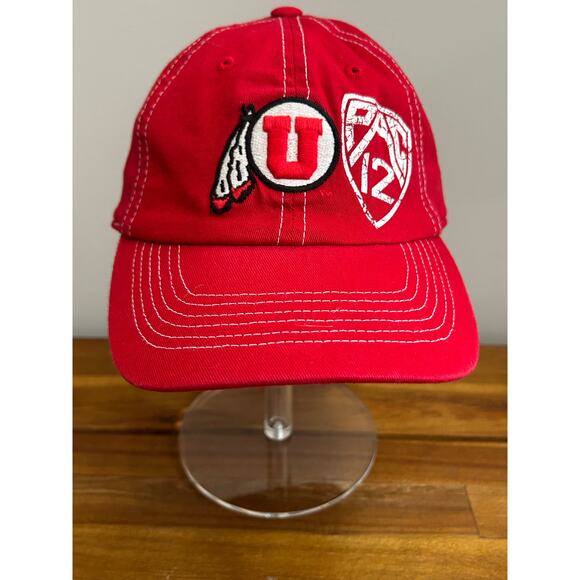 Utah Utes Top of the World Stretch Fit Cap Red NEW - Picture 1 of 3